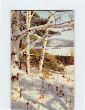 Postcard Lake George Under A Fluffy Blanket of Snow New York USA picture