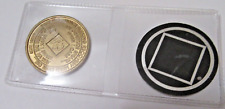 Narcotics Anonymous NA 15 Year Clean Bronze Medallion Recovery Coin Chip Token  picture
