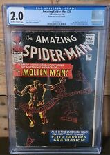 Marvel Comics Amazing Spider-Man #28 CGC 2.0 1st Molten Man GCG 2.0 Ditko 1965  picture