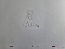 Walt DISNEY Animation Art Cel Production Drawing Beauty & Beast Belle #10 picture
