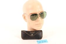 WWII Era Pre Ray Ban Cool Ray Sunglasses And Rare Case with Snap picture