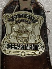 Vtg Detroit Police Department Keychain Fob picture