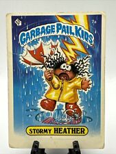 1985 Topps Garbage Pail Kids Series 1 Stormy Heather (One Star Back) #7a Matte picture