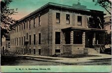 Dixon Illinois YMCA Building Handcolored 1907-1915 Postcard picture