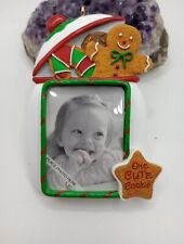 NIB 2005 Hallmark Keepsake Ornament Photo Holder - One Cute Cookie picture
