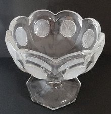 Vintage 1977 Avon's 91st Year in Business Clear Coin Glass Sherbet Dish picture