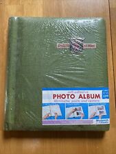 Vintage 70s 80s Green Photo Album Retro Mod Woolworth Woolco Japan Deadstock picture