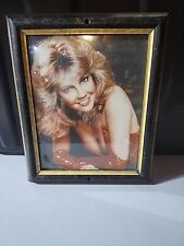 Heather Locklear COLOR Headshot Photo Sequin Red Dress 80's Hair Sexy Retro picture