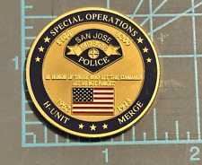 San Jose California Police Special Operations MERGE H-Unit CA Sheriff  RARE Coin picture