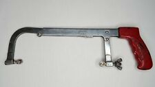 Vintage Wilson Standard Adjustable Hack Saw - Red Handle - Made In USA picture
