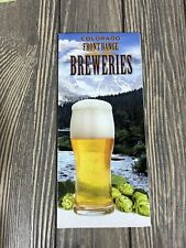 Vintage Colorado Front Range Breweries Brochure Pamphlet  picture