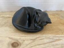 Capella of Dartington Black Cat Sculpture Figurine EUC Made England Ships FREE picture