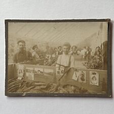 Antique Cabinet Card Photograph Men Tobacco Farm Occupational Tobacciana picture