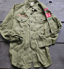 Vintage PA Boy Scouts Shirt Mens Sz Small Uniform America Sanforized Button Up picture