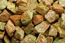 3 lbs Indian Unakite Rough Stones - Natural Crystal Mineral Rock Tumbling picture