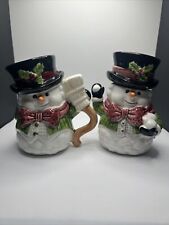 Vintage Omnibus Fitz & Floyd Creamer and Covered Sugar Dish picture