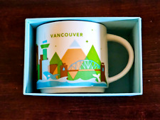 Starbucks VANCOUVER CANADA You Are Here Series  Coffee Tea Mug 14oz New In Box picture