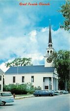 Billerica Massachusetts 1960s Postcard First Parish Church  picture