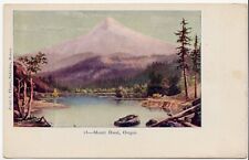Mount Hood Oregon Mountain Picturesque View Undivided Back Unposted Postcard picture