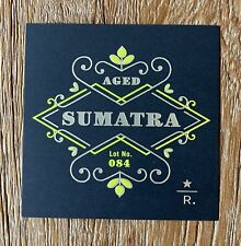 Starbucks Taster card 2013 Aged Sumatra Lot No. 084, Rare picture