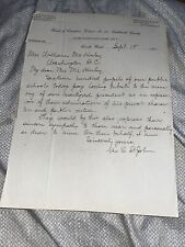 1901 Snohomish County Everett WA Board Letter: President McKinley Assassination picture