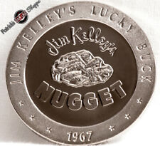 $1 FULL PROOF SLOT TOKEN JIM KELLY'S NUGGET CASINO 1967 FM MINT RENO NEVADA COIN picture