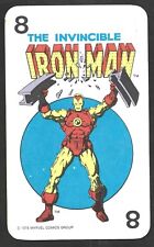1978 Milton Bradley #8 IRON MAN Marvel Super Heroes Card vg/ex picture