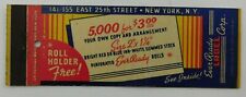 Ever Ready Label Corp 5,000 For $3.00 New York City NY Vintage Matchbook Cover picture