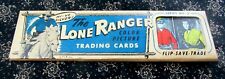 Very Rare Pack of 1950s Lone Ranger and Tonto TV Color Trading Cards Near Mint picture