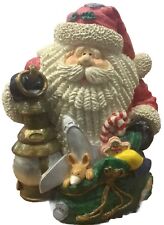 Vintage Dillard’s Trimmings Holiday Christmas Santa Claus Figurine 8” X 6” picture
