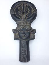 RARE ANCIENT EGYPTIAN ANTIQUE Ankh of Key of Life Face Hathor Luck Hiroglyphic picture