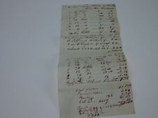 Vintage Long Invoice Sam Smith-John Gardner Boston Dated 1797 picture