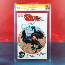 Silk #2 CGC 9.8 SS Autographed Stacy Lee Ian Herring Marvel Phantom 301 Variant picture