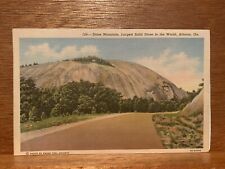 Stone Mountain Atlanta Georgia Vintage Postcard 1944 Postmark  picture