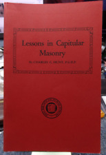 Lessons in Capitular Masonry Charles C. Hunt 1971 picture
