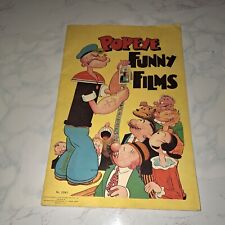 1934 Popeye Funny Films Thumble Theater Big Book Cut/Paste 16×10 Comic Saalfield picture