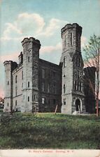Corning New York NY St Marys Convent Vintage Postcard 1912 picture