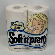Vintage 80’s Scott Soft N Pretty White Toilet Paper 4-pack NEW TV Movie Prop picture