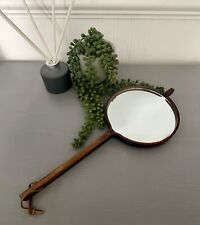 Rare Vintage Hans-Agne Jakobsson Wooden Hand Held Mirror 1950 - 60s picture