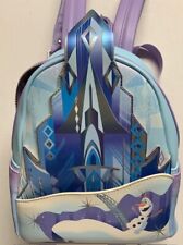 Loungefly Disney Parks Frozen Castle Series Mini Backpack Elsa Olaf Sven Ana NWT picture