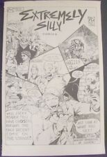 EXTREMELY SILLY COMICS 1 ANTARCTIC PRESS TMNT SPOOF DUNN BLACK & WHITE 1986 VG- picture