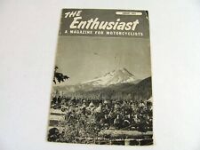 The Enthusiast A Magazine for Motorcyclists October 1955 Harley Davidson Oregon  picture
