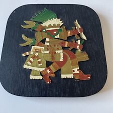 Mexican Wood Art, Tlaloc- God Of Rain picture