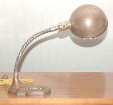 ANTIQUE GOOSENECK Desk Lamp Business Industrial Iron Modern BRASS Bronze White picture