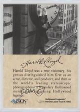 1992 Vision Graphix Hollywood Legends Holograms Harold Lloyd 0kg8 picture