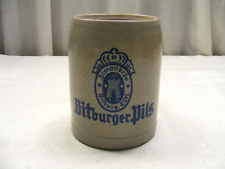 Vintage German Beer Stein Mug Glazed Stoneware Hand-Turned 0.5L 1-east picture