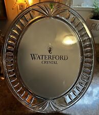 Waterford Crystal  Oval Picture Frame 8” X 10” Original Stickers picture