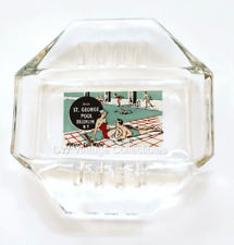 ca. 1940's-50's Hotel St George Hotel & Pool Safex Glass Ashtray Brooklyn NY picture