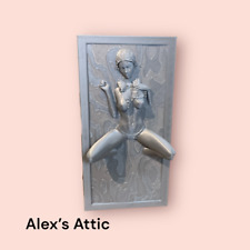 NSFW Woman  in Carbonite  (3d printed) Unfinished 3.75 inches picture