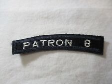 1960's-70's Patrol Squadron PATRON 8 VP-8 Fighting Tigers UIM Rocker Tab Patch picture
